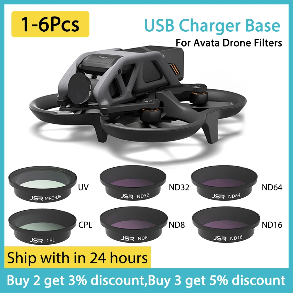 

1-6 шт. фильтр объектива камеры дрона быстрая установка UV ND8/16/32/64 PL CPL фильтры запасные части для дрона аксессуары для DJI Avata