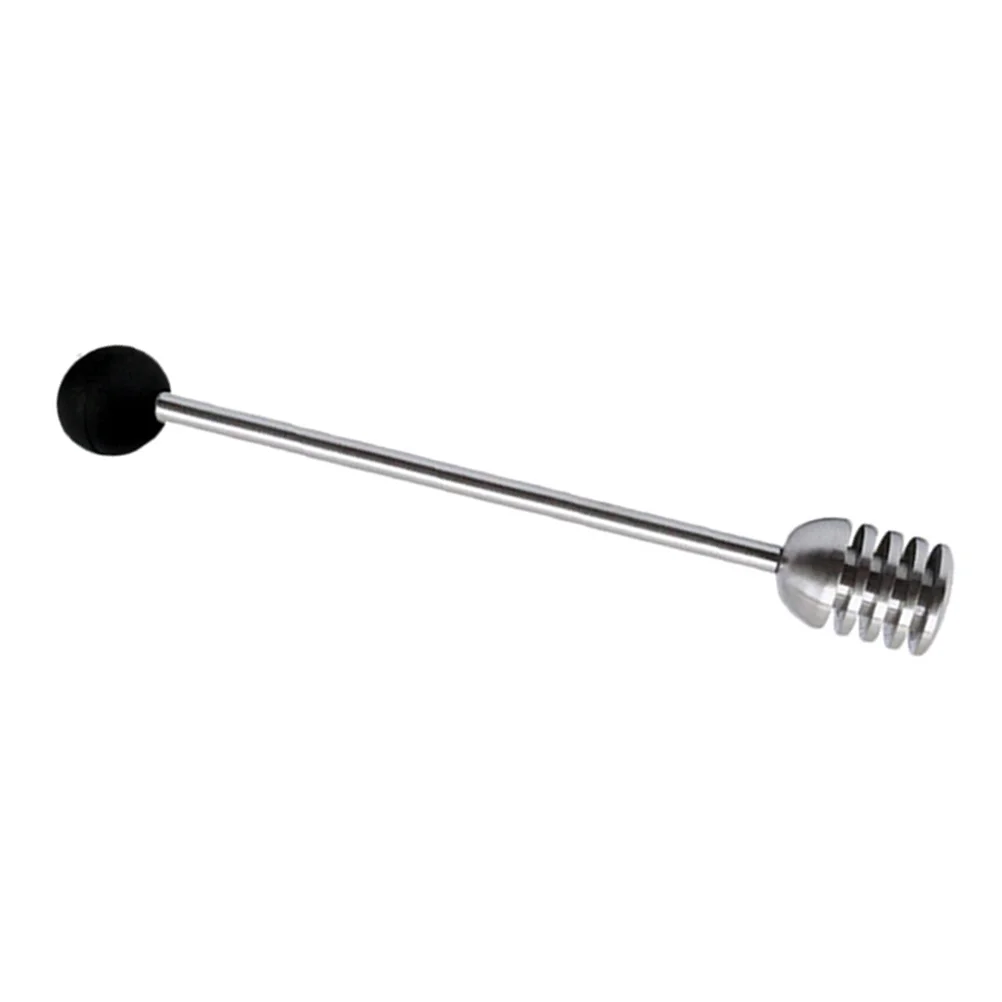 

Honey Dipper Spoon Metal Stick Stir Sticks Spoons Stirrer Syrup Jar Dispense Mixing Drizzle Stirring Ice Cream Serving Steel