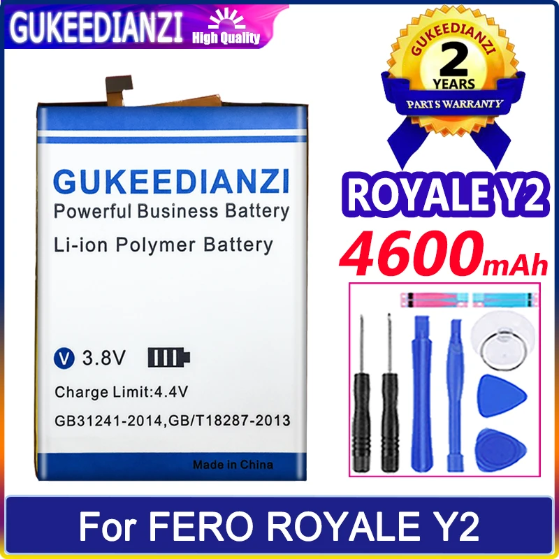 

Bateria New Battery 4600mAh For FERO ROYALE Y2 Mobile Phone High Quality Battery