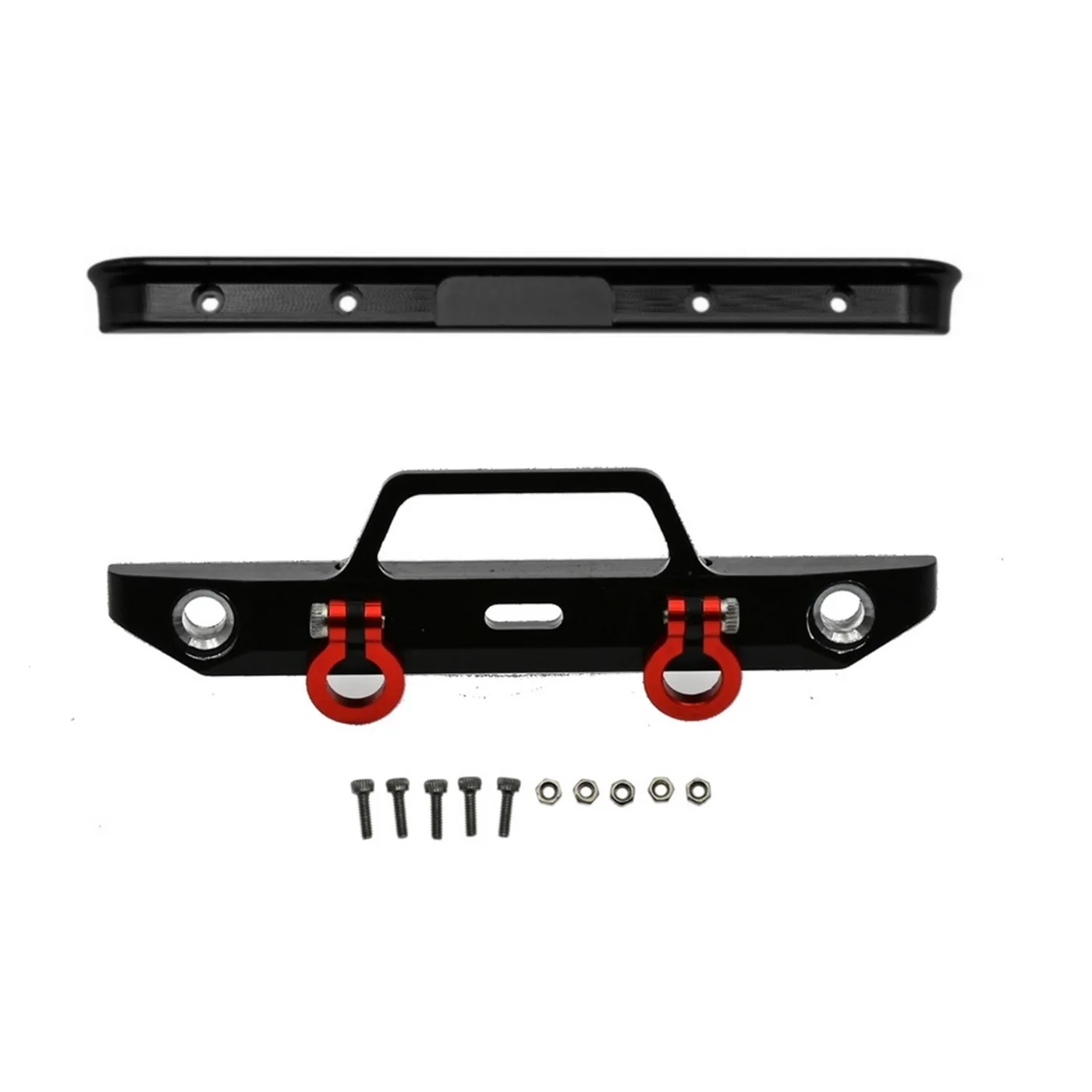 

Для Axial SCX24 AXI00001 Chevrolet C10 Frame 1/24 RC Crawler автомобиль металлический передний и задний бампер обновленные детали аксессуары, 2