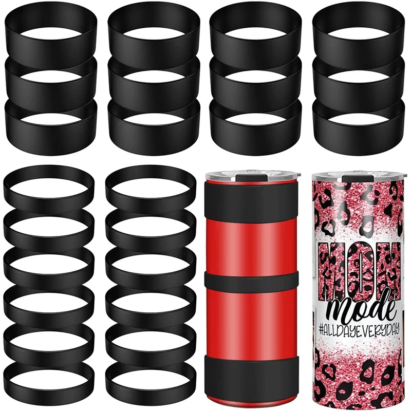 

Silicone Bands For Sublimation Tumbler, Elastic Fits Water Cups Closely Reduces Ghosting Sublimation Supplies Art Craft