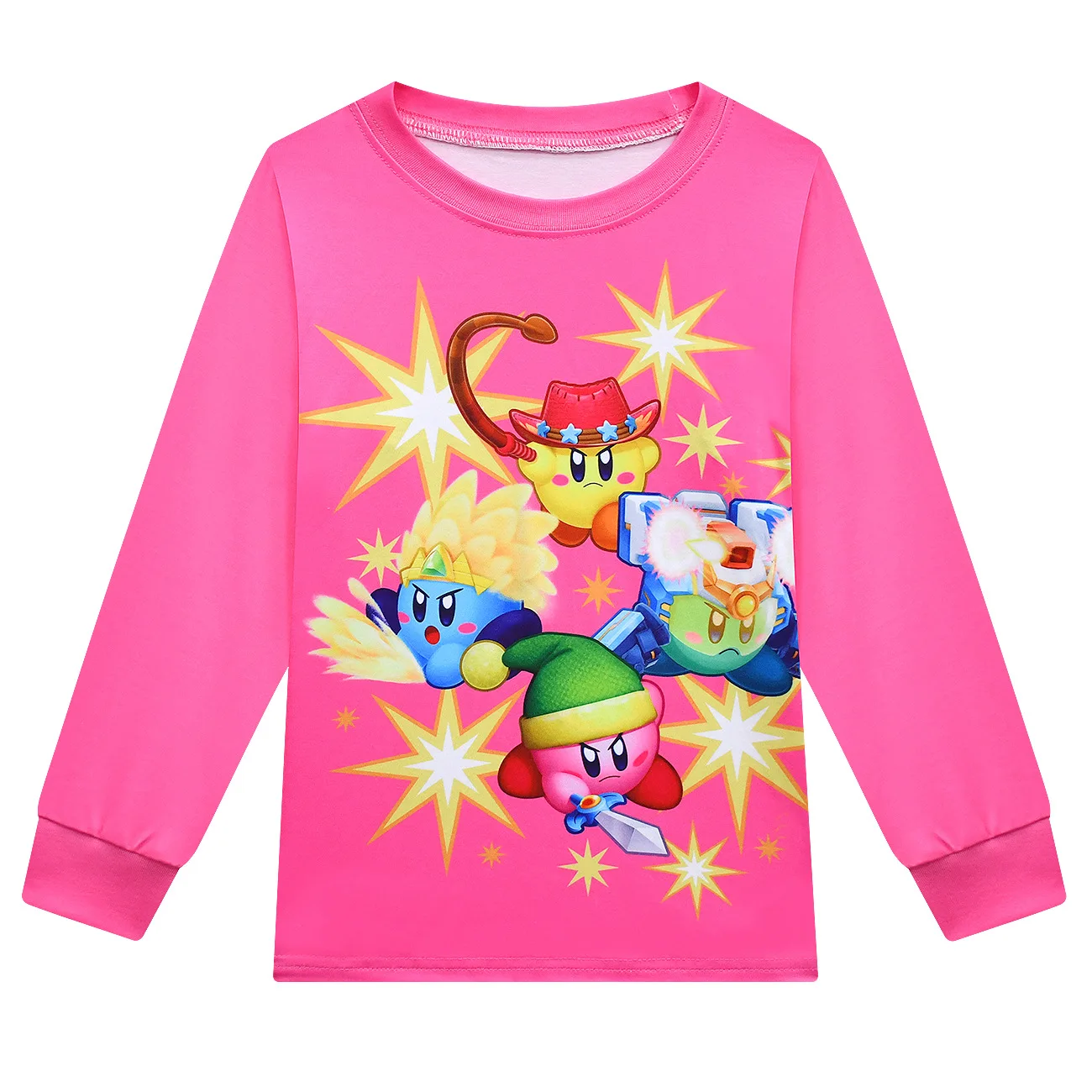 Пижамный комплект для девочек и мальчиков одежда сна с длинным мультяшным