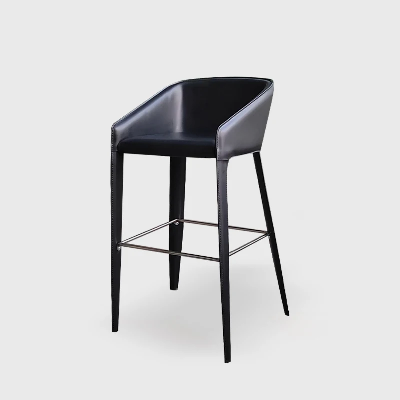 

Nordic Bar Chair Light Luxury High Foot Bar Chair Italian Creative Bar Chair Wine Shop Designer Ma Anpi High Foot Bench