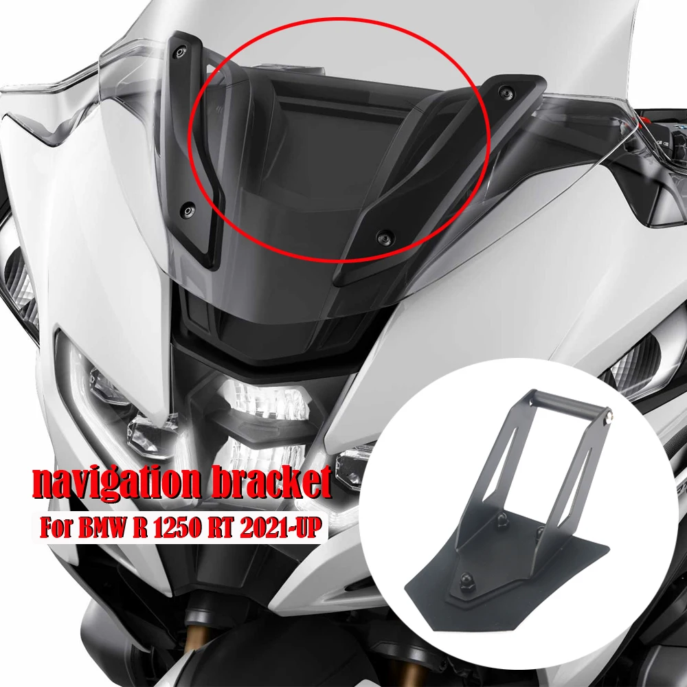 Фото Для BMW R 1250 RT R1250RT 2021-2025 - Новый кронштейн для мотоциклетной навигации, крепление для GPS-устройства, держатель для смартфона №1