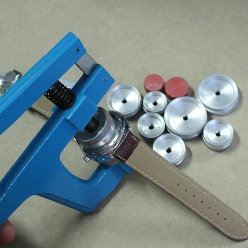 

Watch Back Closer Watchmaker Press Repair Tool Set Case Crystal Hand Tools