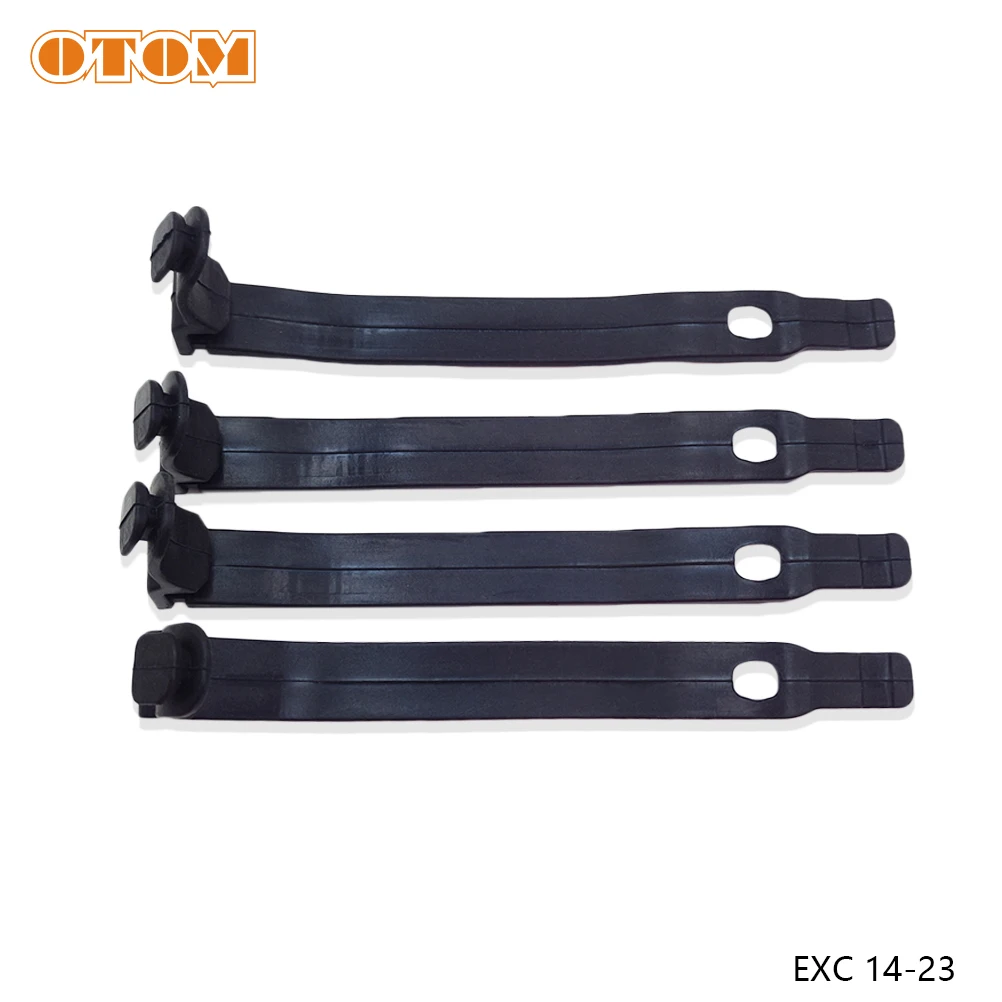 

4 шт. резиновые ремни для фар мотоцикла, велосипедные фары для грязи, фиксирующие кронштейны, ремень для KTM SX EXC XCW HUSQVARNA TE GASGAS ECF