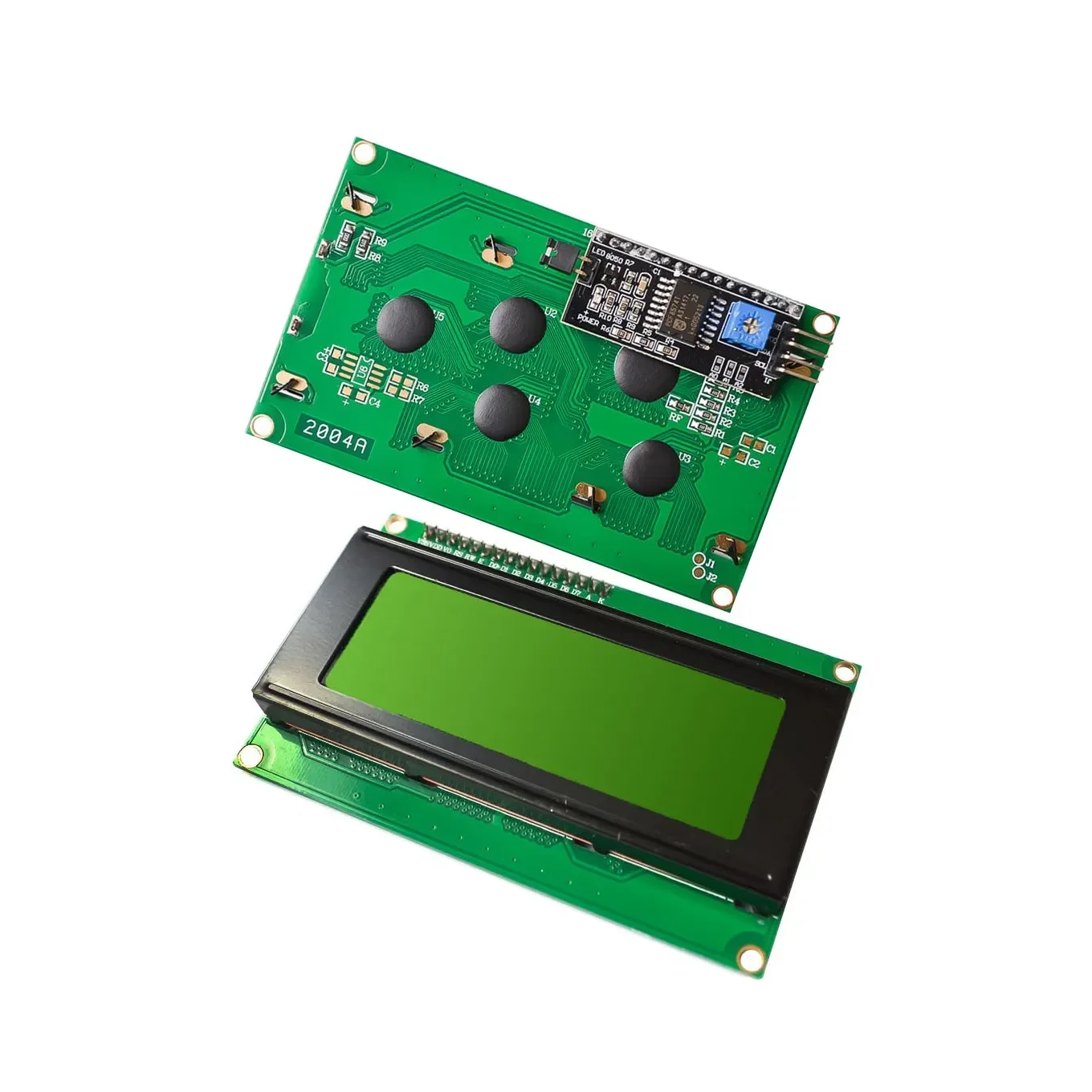 Фото LCD2004 + I2C 2004 20x4 2004A синий экран HD44780 для Arduino символьный ЖК-дисплей/w IIC/I2C модуль адаптера последовательного интерфейса №2