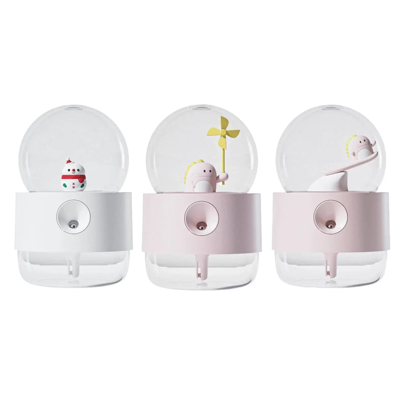 

Lovely Desktop Humidifier Portable 300ml Water Tank Cool Mist Humidifier