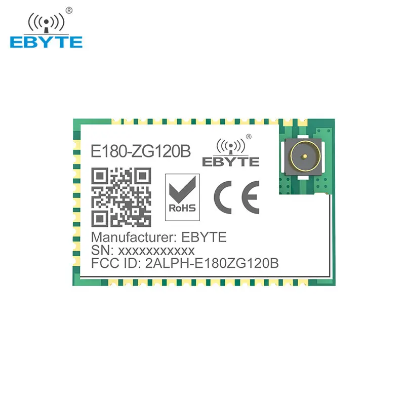 Беспроводной модуль EFR32 ZigBee 2,4 ГГц, сенсорная связь, SMD модуль приемопередатчика для умного дома на большие расстояния, Ebyte E180-ZG120B