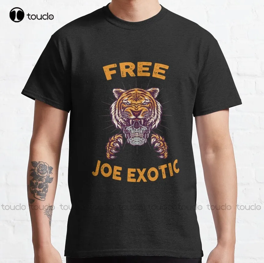 

Free Joe Exotic Classic T-Shirt Men'S White T-Shirts Custom Aldult Teen Unisex Digital Printing Tee Shirt Xs-5Xl Cotton Shirts