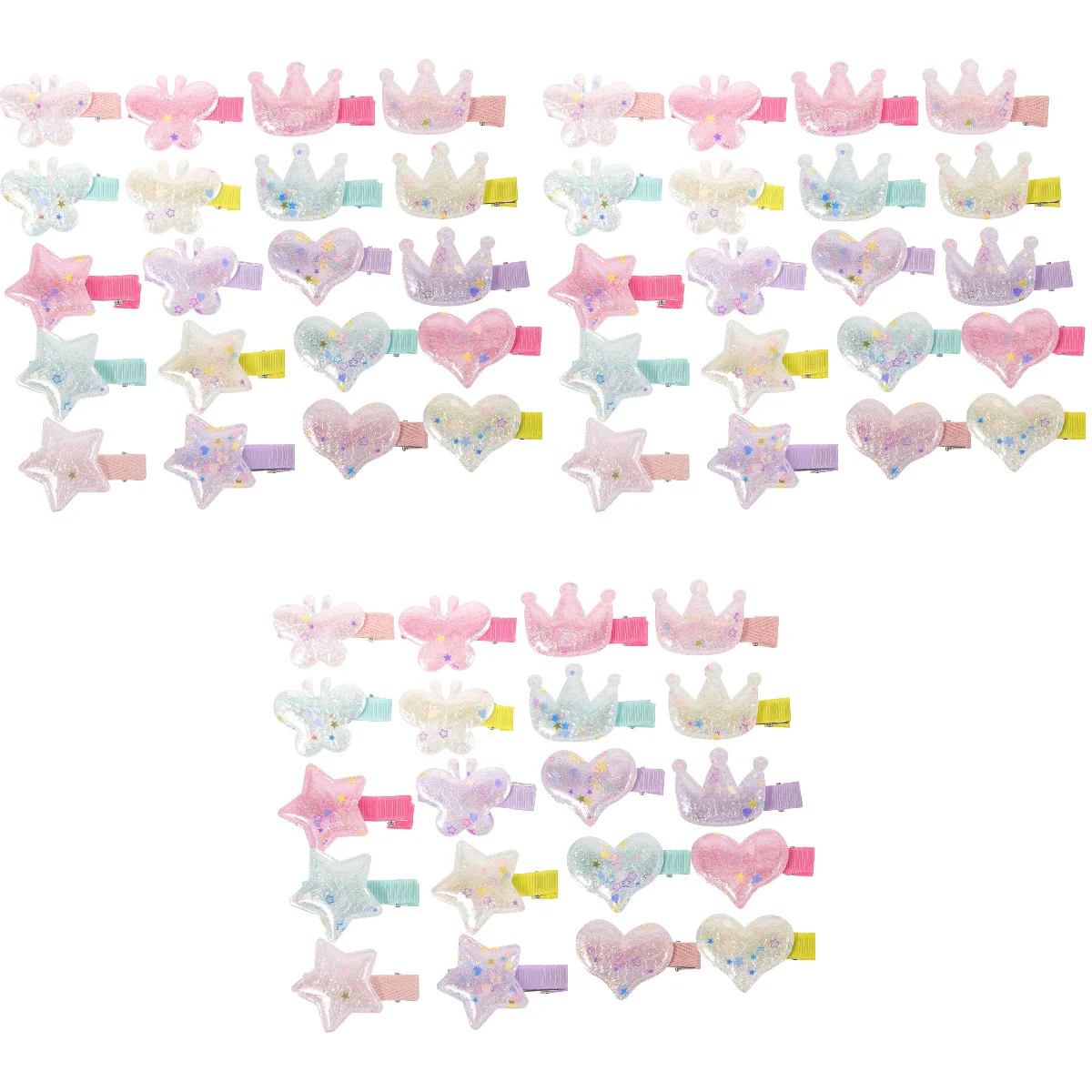 

60 шт., детские заколки для волос