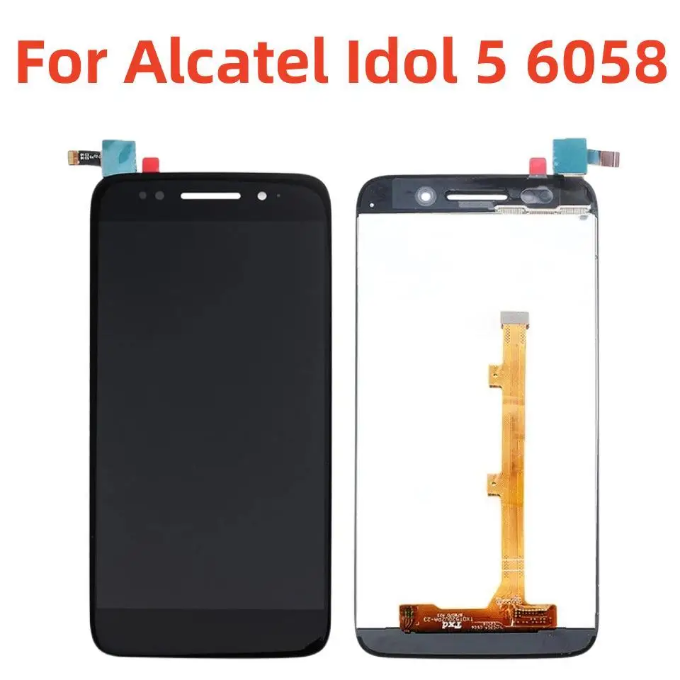 

High Quality Black 5.2 inch For Alcatel One Touch Idol 5 ot6058 6058 6058D 6058X LCD Display Touch Screen Digitizer Assembly