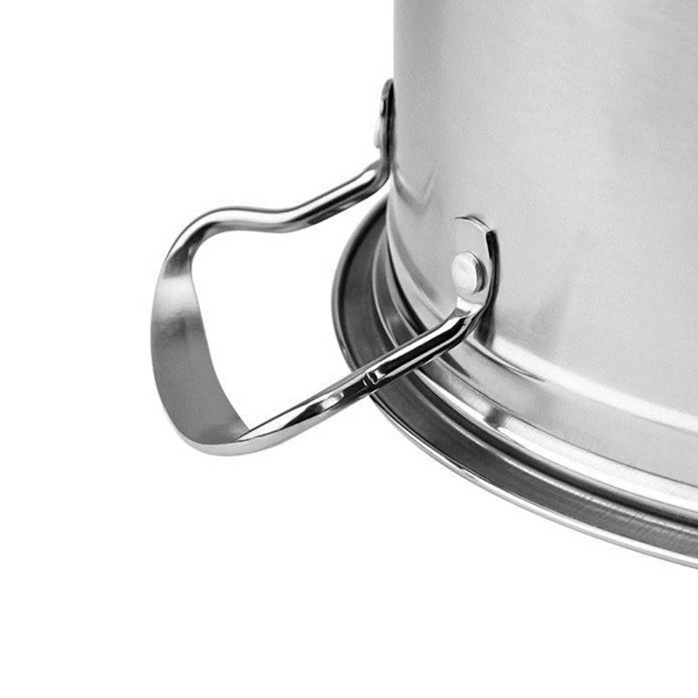 

Pot Stock Soup Cooking Steamer Steamed Metal Stick Cookware Pasta Quart Non Stew Electric Multi Large Pan Function Silver Cooker