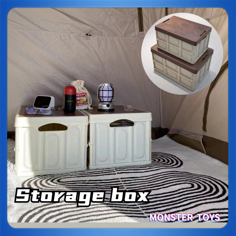 

Outdoor Folding Box Storage Box Multifunctional Camping Car Storage Box Household Folding Storage Box