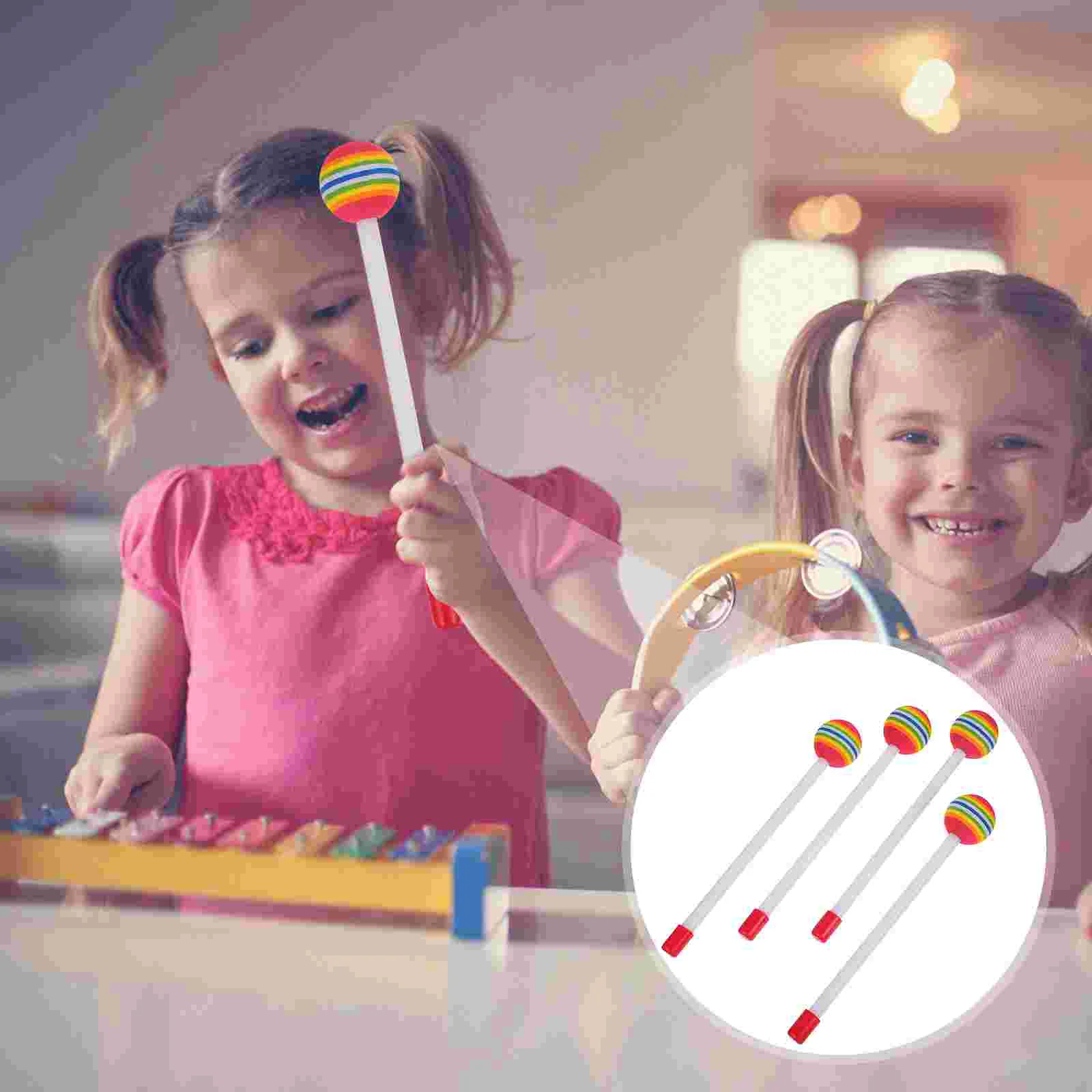 

Drum Sticks Mallets Percussion Timpani Drumsticks Mallet Drumstick Felt Head Stick Lollipop Cymbal Bass Beater Accessories