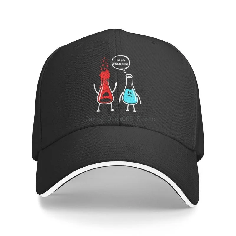 

I Think You're Overreacting Unisex Adjustable Baseball Caps Funny Print Peaked Sandwich Hat For Sports Outdoors