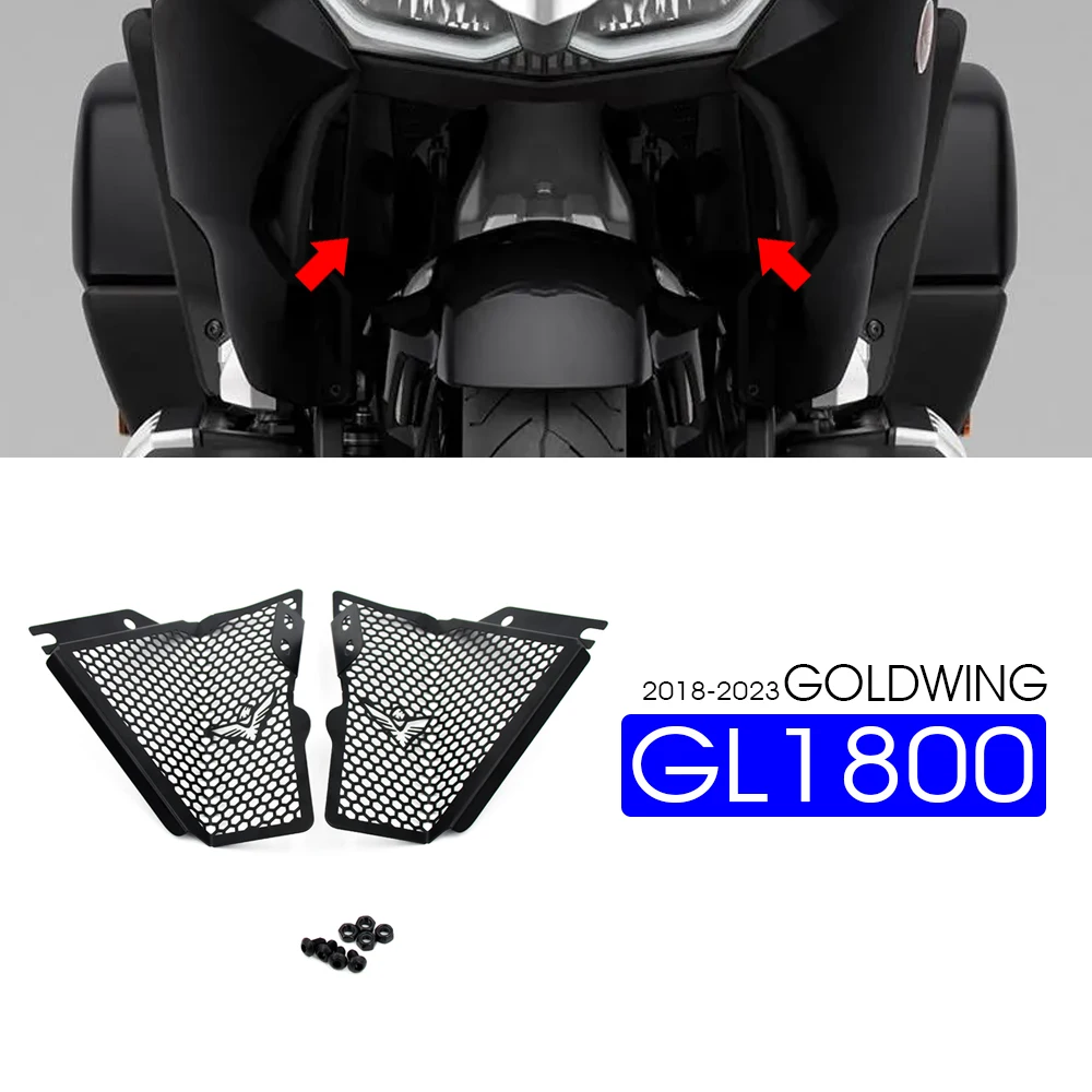 

GL1800 Accessories for Honda Goldwing GL 1800 2018-2023 F6B Motorcycle Protection Cover Radiator Grille Guard Stainless Steel