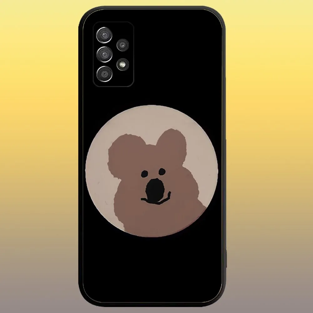 Модный корейский чехол для телефона Koala Dinotaeng SamsungA 91 80 73 72 71 70 53 52 51 42 41 40 32 31 22 21 20 13 S