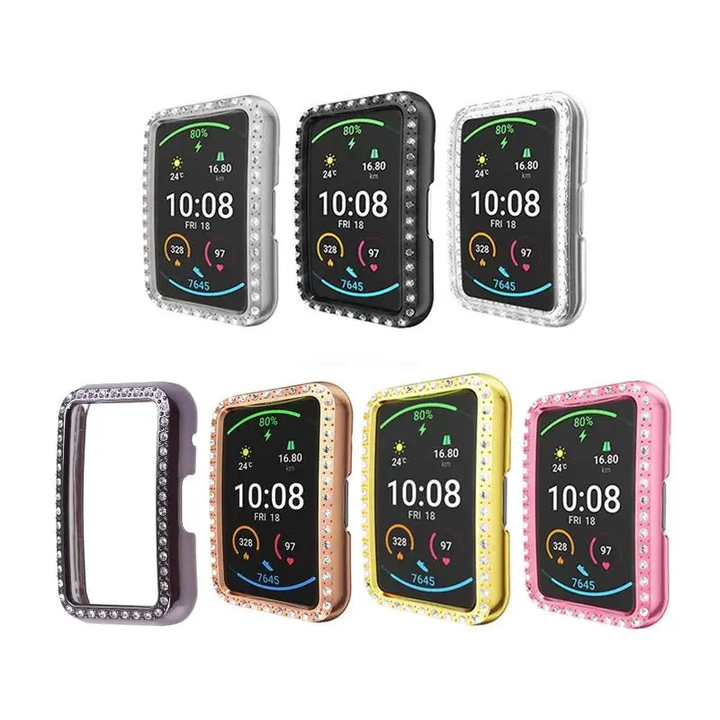 Защитный чехол для умных часов со стразами подходящий новинка Прямая поставка