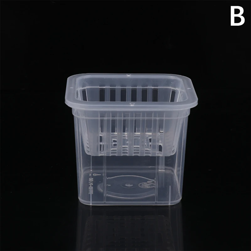 

Прозрачный квадратный горшок WHPHous 10 см для орхидей