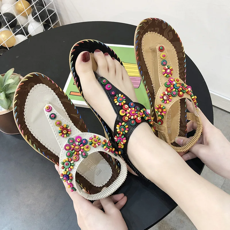 

2023 Women Summer Sandals Open Toe Beach Shoes Flip Flops Wedges Comfortable Slippers Cute Sandals Chaussure Femme