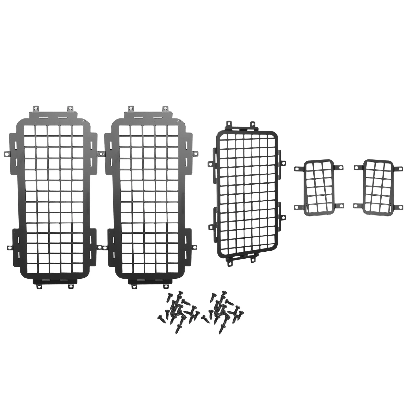 Обновленные детали для автомобиля MN D90 D99S MN99S 1/12 RC, металлическая стереоскопическая сетка для окон, защитная сетка, аксессуары