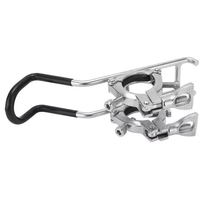 Fishing Pole Bracket Firm Double Clamp Boat Fishing Rod Holder for Yacht for Speedboat enlarge