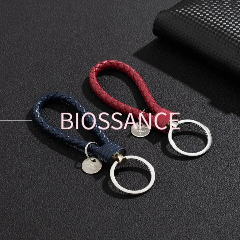 BIOSSANCE Новая мода 2 шт./Компл. Плетеный брелок из искусственной кожи DIY сумка кулон