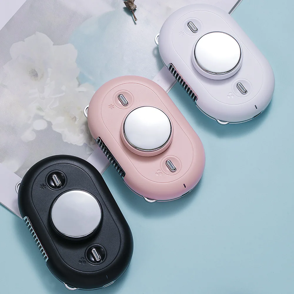 

Мини Портативный охлаждающий вентилятор Ручной охлаждающий Карманный беслистовой шейный вентилятор 3 скорости бесшумный USB Перезаряжаемый Кондиционер