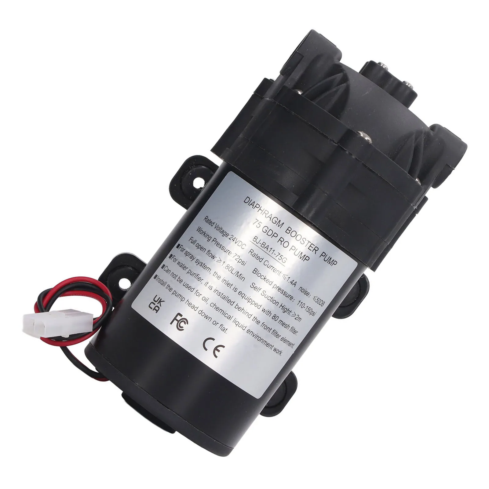 Мембранный насос высокого давления 75G Промышленный водяной с внутренней резьбой