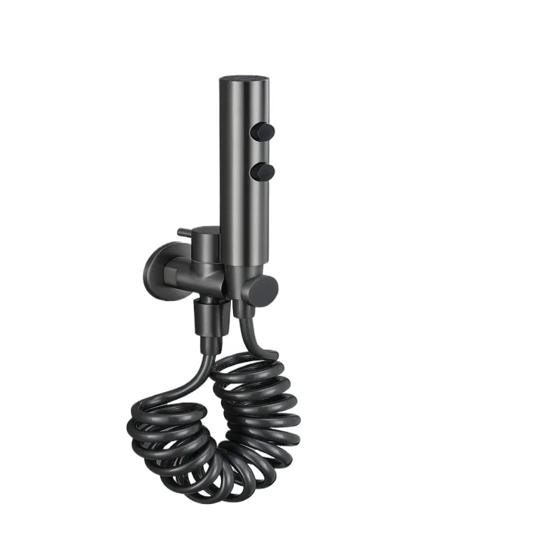 Двухкнопочный смеситель для унитаза и биде распылитель дождя из нержавеющей