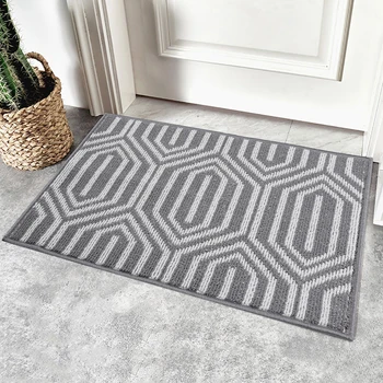 Olanly Non-Slip Entrance Doormat Absorbent Kitchen Rug Home Decorative Floor Carpet Indoor And Outdoor Dirt Resistant Door Mat