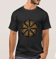 kolovrat spinning wheel slavic sun wheel pagan symbols t shirt summer cotton short sleeve o neck mens t shirt new s 3xl