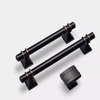 black handles for furniture cabinet handles drawer knobs and handles zinc alloy kitchen handle cupboard pull furniture hardware