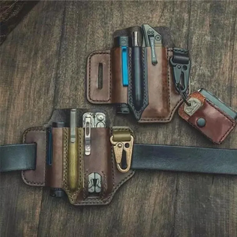 

Multifunctional Tool Holster EDC Pocket Organizer Hunting Tactical Knife Pouch Flashlight Camping Outdoor Tools