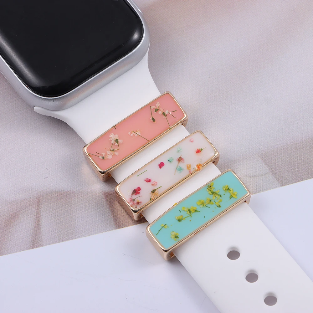 Браслет для часов Apple Watch 2022 металлические подвески декоративное кольцо в виде