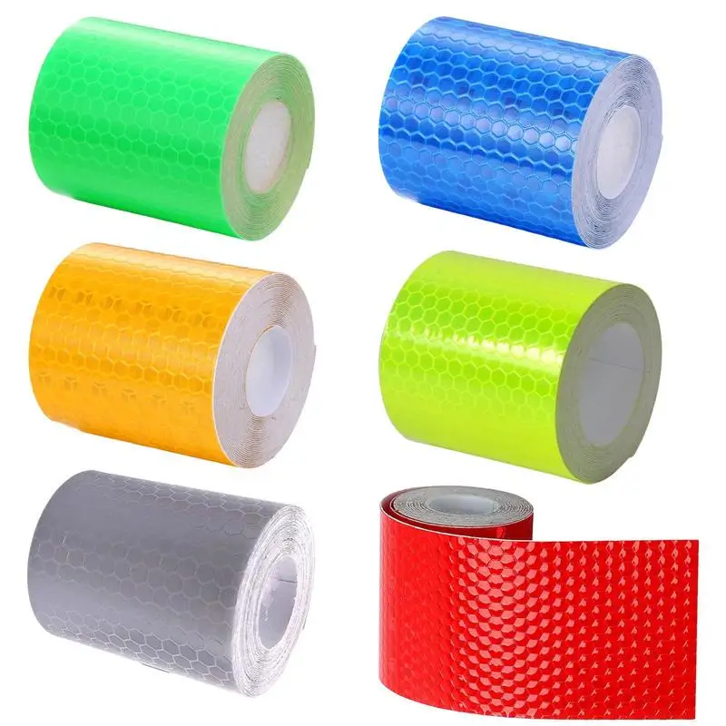 

100x5cm Auto Safety Warning Sticker Car Reflective Tape Reflector Protective Tape Strip Film Auto Reflective Stickers Reflector