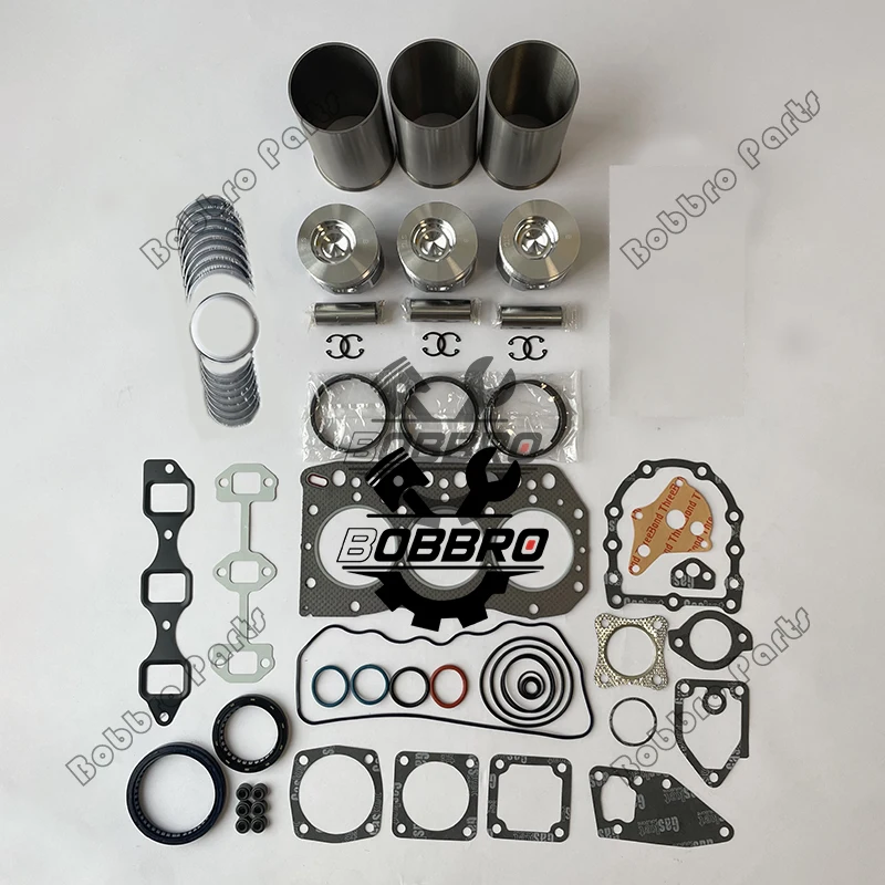 

D1803 Overhaul Rebuild Kit Complete Gasket Liner Piston Ring Bearing For Kubota Engine Tractor KL34 KL325 KL345 L3800