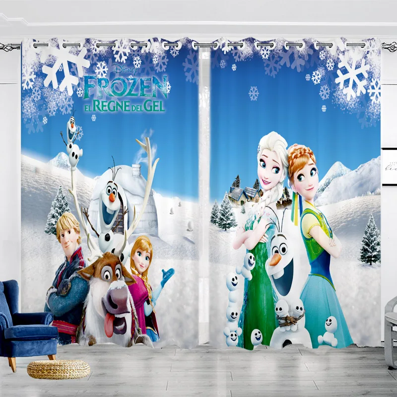 

Cartoon Frozen Girl Children'S Room Bedroom Princess Style Girl Decoration Classroom Disney Theme Curtain Cloth