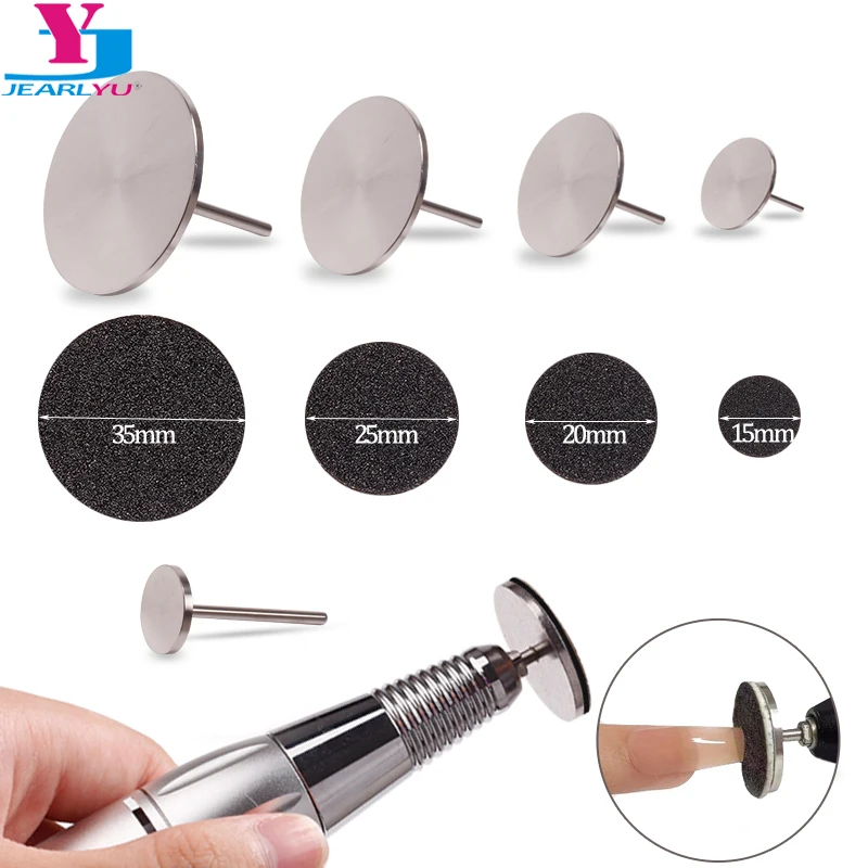 15/20/25/35mm Electric Foot File Sandpaper Pedicure Disc For
