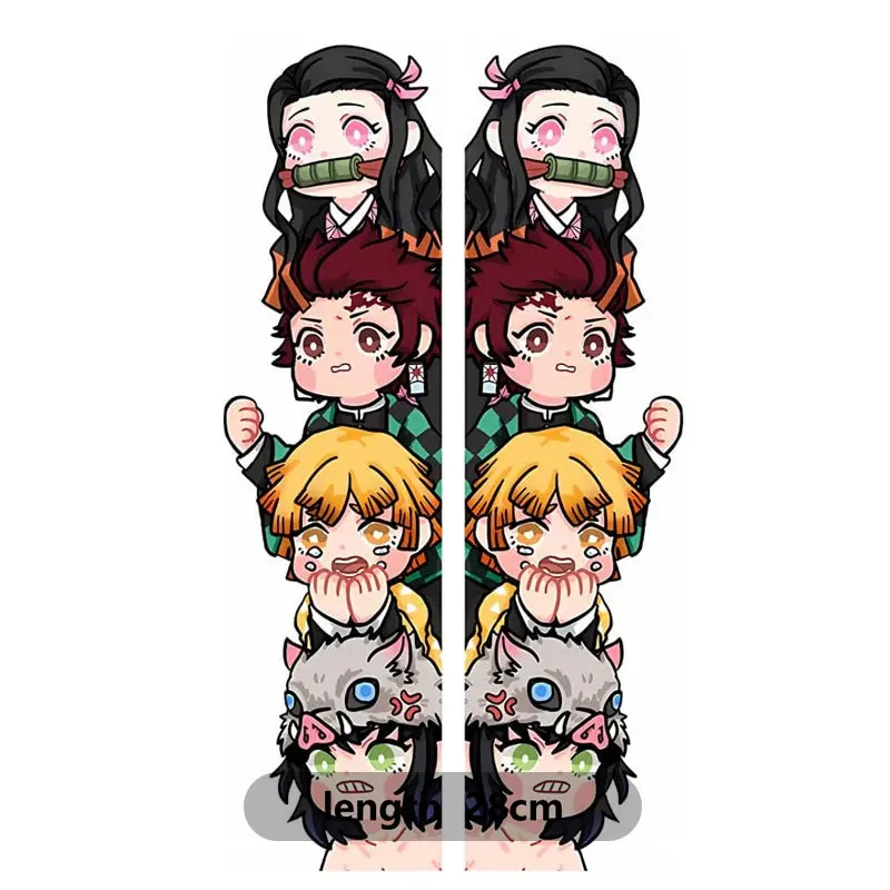 Наклейки на автомобиль рассекающий демонов с обеих сторон