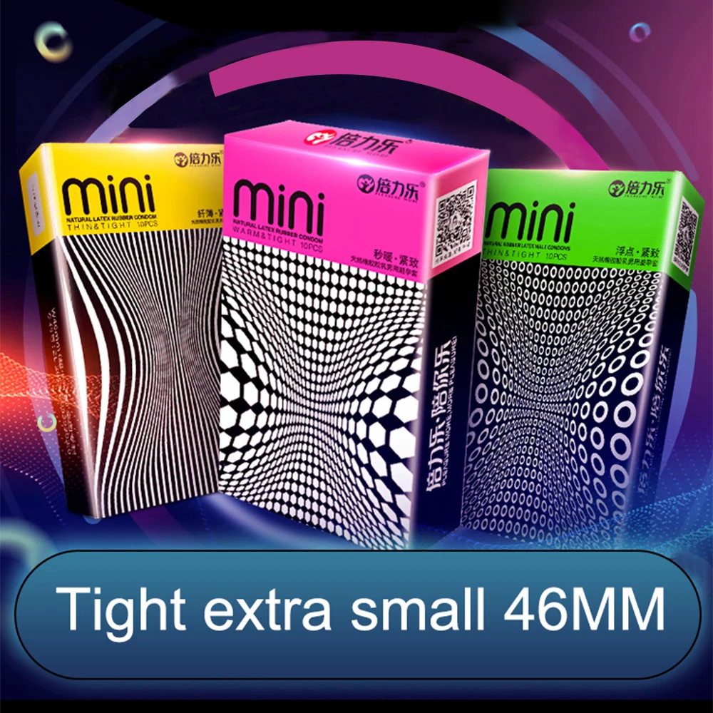 20 шт 45 мм 46 мм 49 мм презервативы плотные гладкие прочные латексные презервативы маленький размер ультра смазанный пенис рукав секс продукт для мужчин