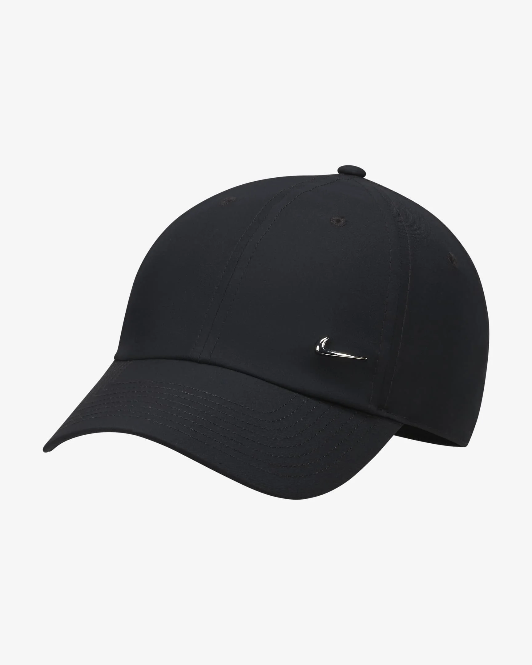 Фото Nike Dri-FIT Club Дышащая, быстросохнущая металлическая спортивная кепка Nike Swoosh с мягким верхом №3