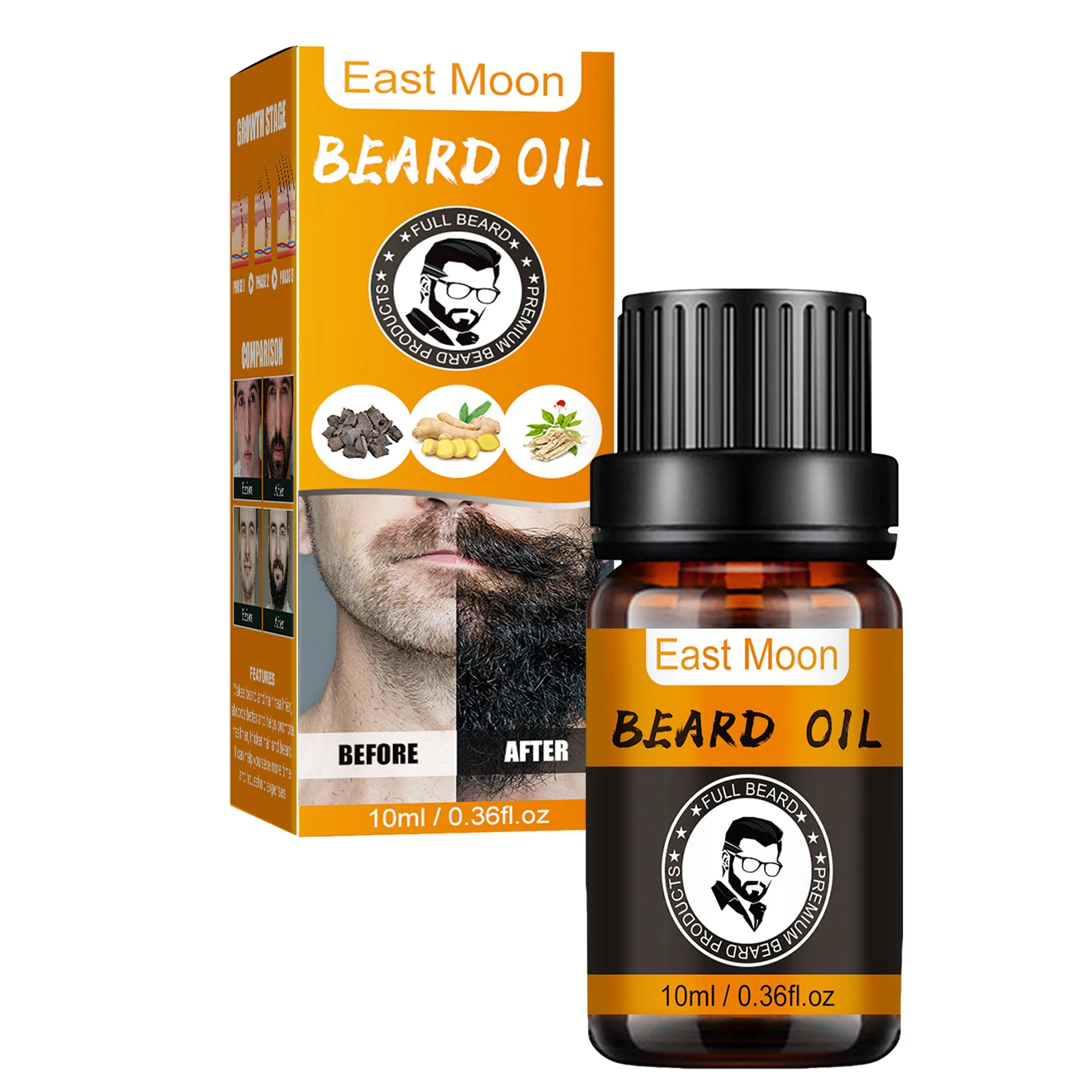 

Beard Oil For Men Beard Growth Serum Beard Care Product Effective Leave-in Conditioner For Thicker Softer Smoother Moisturized
