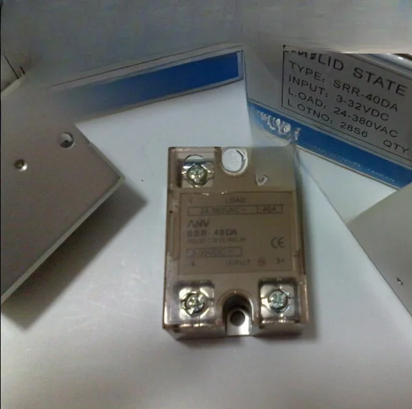 

Special research ANV solid state relay SSR-40DA 40A DC control AC solid state relay