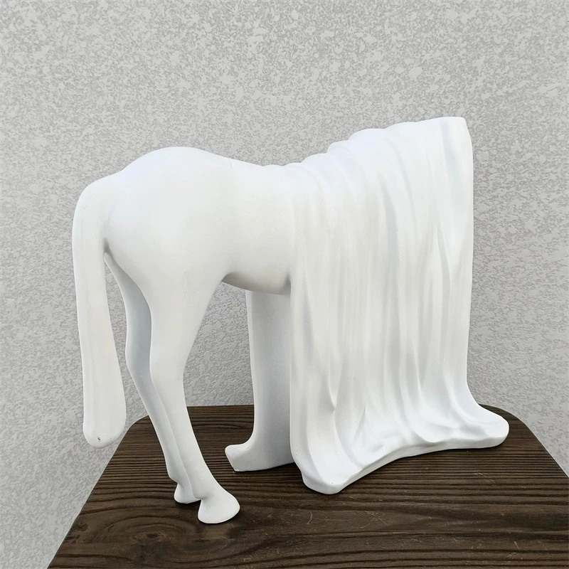 Современное абстрактное искусство Статуя лошади Смола Импрессионизм Зарядное