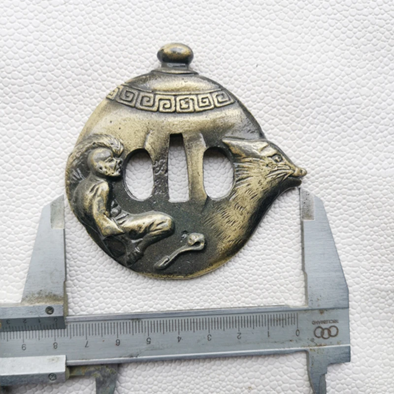 Специальный подарок-Цинковый Сплав Tsuba полый охранник для японского