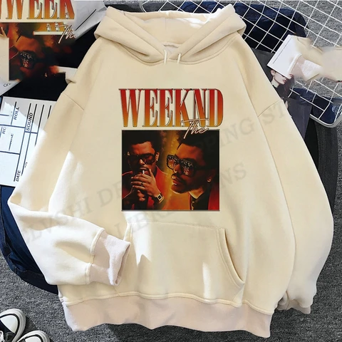 The Weeknd Hoodie Men Fashion Letter Print Hoodies Hoodie Boy Coats Women Sweats Pullovers Mens Hoodies Clothes Rap Kids Hip Hop