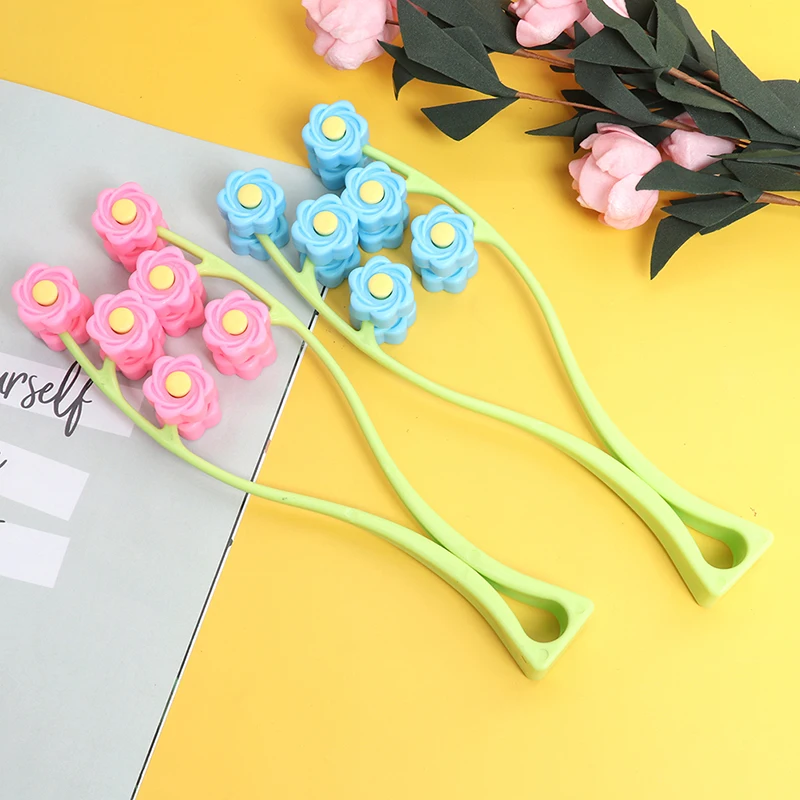 Роликовый массажер для лица и шеи