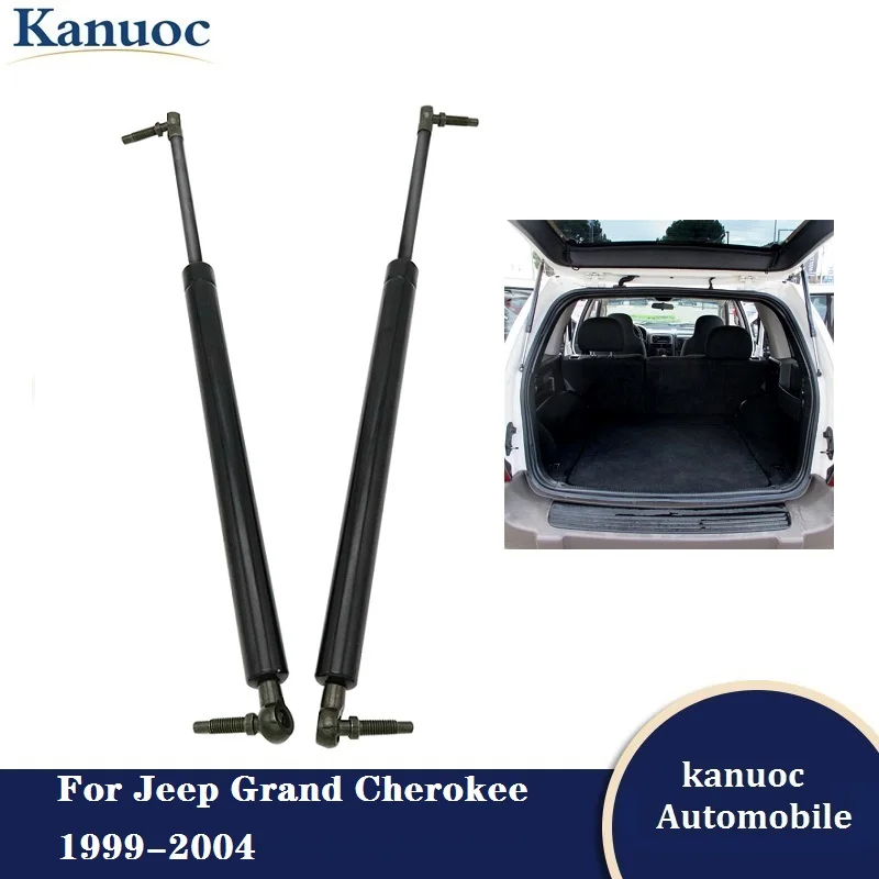 

2Pcs Rear Window Tailgate Lift Gas Spring Support Struts Lift Gate Strut For Jeep Grand Cherokee 1999-2004